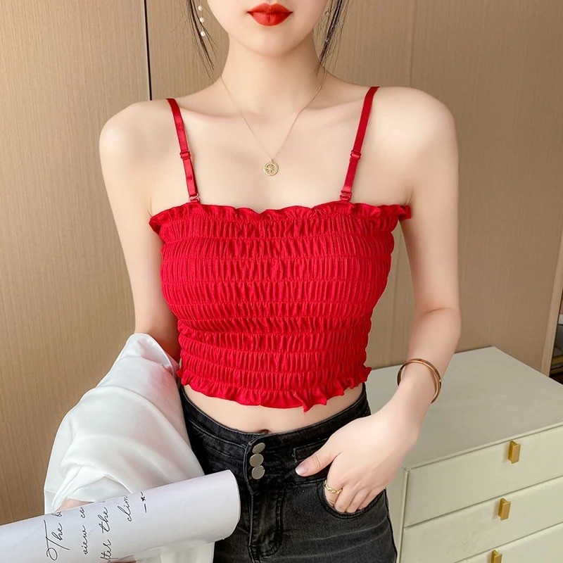 Tube Top Bra with Cup Camisole Top