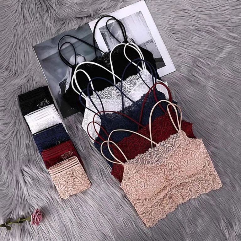 Full lace cute and fresh bra panty set
