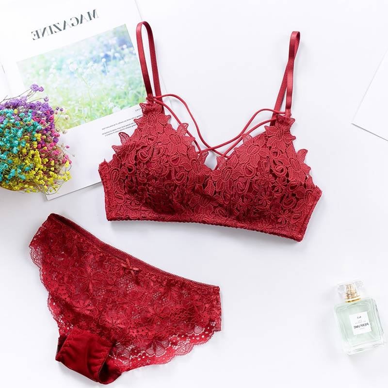 Rose Bra Panty Set