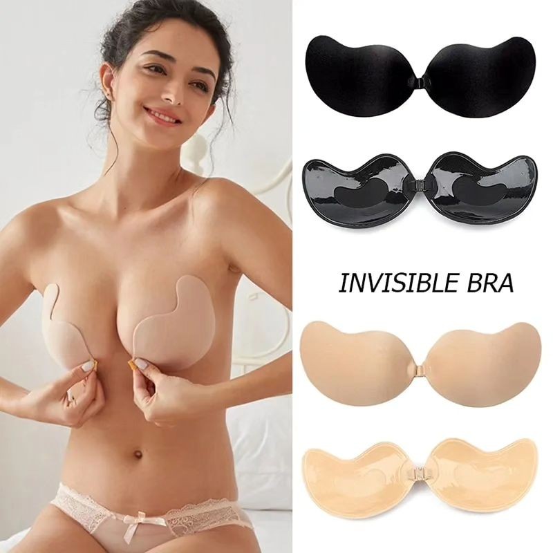 Front buckled Push Up Silicon Bra