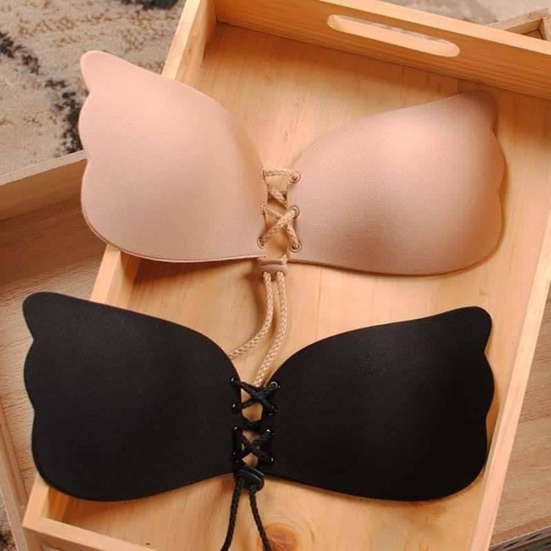 Butterfly Design Push Up Silicon Bra